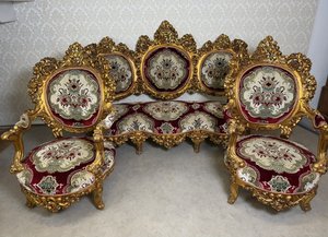 Luxusní barokní sedací souprava