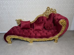 Luxusní barokní chaise longue