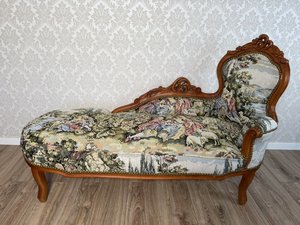 Pohovka chaise longue dřevo, cena  za ks