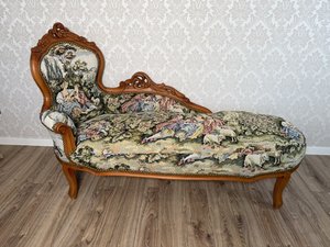 Gobelínová pohovka chaise longue