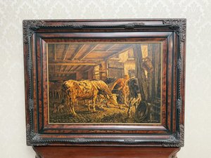 Obraz Gaston Quidousse – Venkovská stáj