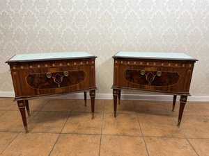 Noční stolek s intarzií, cena za ks