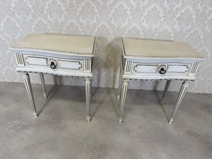 Elegantní noční stolek v provence stylu, cena za set 2 ks